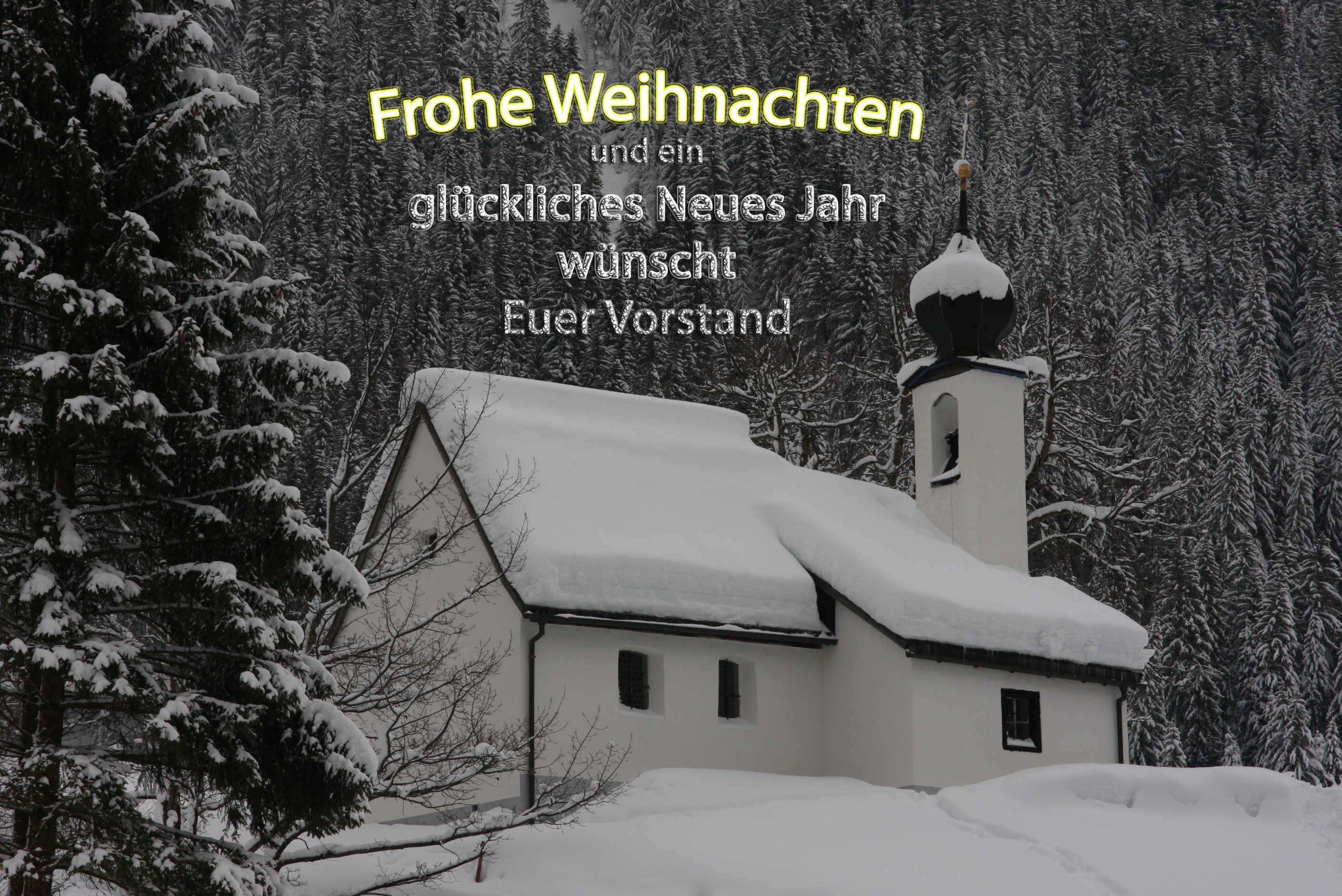 Weihnachtskarte 2025 Senioren